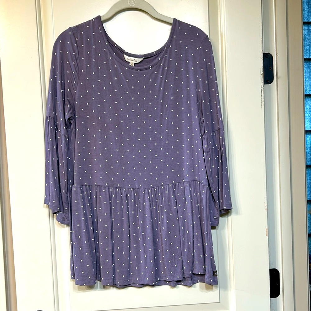 Purple Top by Matilda Jane - Size women’s Medium. New without tags.